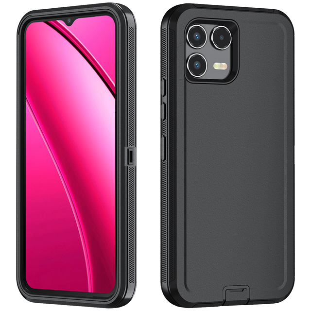 New 3 in 1 Luxury Heavy Duty Shockproof TPU+PC Hybrid Armor Mobile Phone Case for REVVI 8 Pro