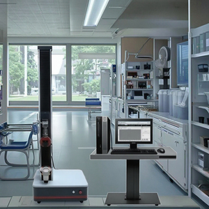 ISO 13934-1 sabit oranlı uzatma tekstil analiz cihazı 1 yıl garanti ile 220V kumaş çekme test makinesi - Product Image 4