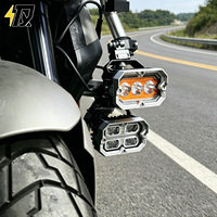 Nouveaux phares LED haute puissance étanches en aluminium pour moto tout-terrain, éclairage auxiliaire haute luminosité