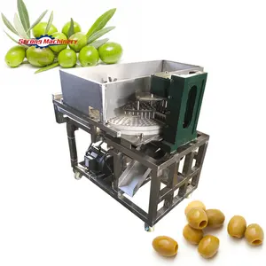 Commercial Use Fruit Stone Coring Seed Removing Plum Olive Cherry Pitting Machine