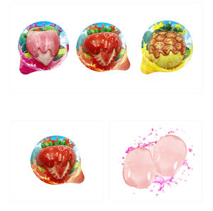 Directo de fábrica Salesnack Food Funny 3D Fruit Jam Candy Liquid Candy Dulces Jalea Fruity Jelly Pudding - Product Image 3