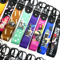 Lanière personnalisée style Moyen-Orient avec logo arabe pour branding d'influenceurs, merchandising de restaurants et cafés, porte-clés en sangle