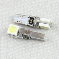 CANBUS T5 w3w w5w Led Ampoules 5050 2SMD Led Ampoules de voiture 37 73 74 Wedge Tableau de bord Compteur de vitesse Lampe Dash Led Ampoules T5 Blanc rouge