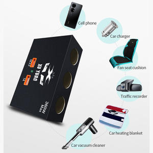 Chargeur de voiture à charge rapide, adaptateur allume-cigare, câble de charge 3-en-1 pour camion, USB haute puissance 360W - Product Image 2