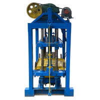 Petite Machine à Briques Interverrouillables Creuses pour le Pavage en Ciment, Machines de Moulage à Vendre aux Philippines