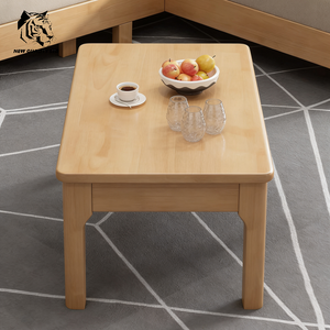 Mesa de Centro Moderna de Madera Maciza con 2 Cajones, Diseño Nuevo, Muebles para Sala de Estar, Fabricada en Fábrica, Bajo Costo, Personalizable, Gran Stock, Envío Inmediato - Product Image 3