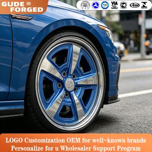 Jantes GUDEorged 2 pièces en acier forgé à déport profond 5x120.65 pour <span class=keywords><strong>Chevrolet</strong></span> <span class=keywords><strong>Corvette</strong></span> C10 Chevelle Impala Chevy Camaro 18-20 pouces Poli - Product Image 2