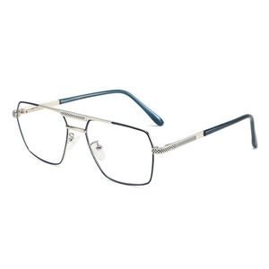 <strong>2026</strong> Vintage Casual Metal Full-Rim Blue Light Blocking Men's <strong>Eyeglasses</strong> - Product Image 2