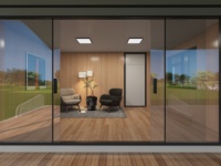Capsules de camping au design luxueux et moderne, maisons préfabriquées, maison-capsule, capsule spatiale avec système intelligent