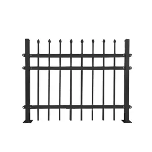 aluminum steel spear simple fence railing garden farm backyard estate decorate customized size and color anti-climbing safety