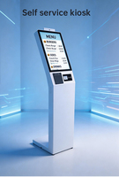 Kiosques de paiement TouchWo blanc/noir, kiosque de commande automatique de 215 pouces, kiosque numérique, kiosque à écran tactile de 32 pouces, kiosque numérique