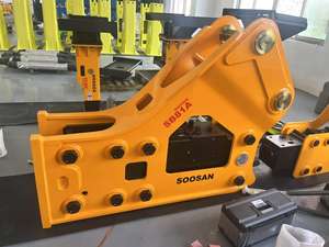 BRISEUR HYDRAULIQUE DE TYPE LATÉRAL SOOSAN SB81A ADAPTÉ AUX ACCESSOIRES D'EXCAVATRICE À GRANDE ÉCHELLE AVEC DES PIÈCES DE RECHANGE CHISELS S TUYAUX ETC - Product Image 6