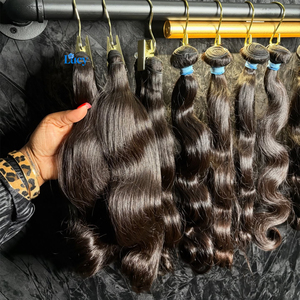 Raw Unprocessed Double Drawn Vietnamese Hair Bundles Wholesale Vendor 12A Grade 100% Natural Cuticle Aligned Virgin Human Hair - Product Image 3