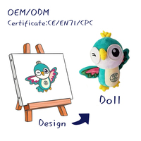 OEM ODM Faible MOQ Jouets en peluche personnalisés, animaux en peluche super doux, poupées en peluche personnalisées pour enfants