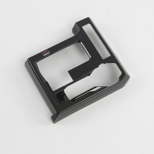 WZXD Control Trim for for Carbon Console Gear Shifter <b>Car</b> ABS Sticker Cover <b>Decorative</b> - Product Image 1