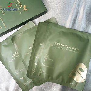 Venta al por mayor paquete personalizado hidratante vegano té verde máscara Facial colágeno blanqueamiento Natural <span class=keywords><strong>Macha</strong></span> hoja facial máscaras de Corea - Product Image 4