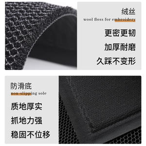 Tapis de porte rectangulaire extérieur Joy Pavilion en boucle de soie hautement élastique, antidérapant et résistant aux taches, en fibre de polyester - Product Image 4