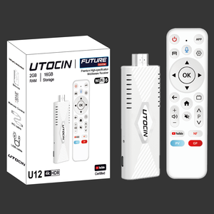 กล่องรับสัญญาณ Youtube Certified U12 RK3539 STB 4K สตรีมมิ่ง Wifi 6 สมาร์ทเกม Android 14 Fire TV Box Stick - Product Image 2
