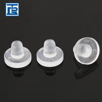 Lampes led personnalisées, trou de vis, bouchon en silicone, type T, bouchon de pied en plastique PVC transparent, bouchon étanche en caoutchouc