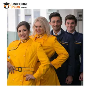 Hochwertige Flug gesellschaften Stewardess Frau Wind Parka wasserdichten Trenchcoat