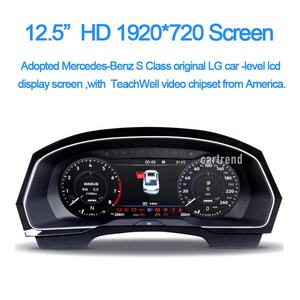 Voiture VW 12.5 pouces Affichage numérique du cockpit Écran du tableau de bord <span class=keywords><strong>CarPlay</strong></span> Meter LCD Instrument Speed Gauge pour <span class=keywords><strong>Golf</strong></span> <span class=keywords><strong>7</strong></span> - Product Image 5