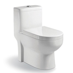 WC monobloc Aivijia V683 en céramique à poser au sol avec double chasse et siège intégré - Product Image 2