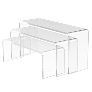 Giá để trưng bày acrylic hiện đại 3mm, <span class=keywords><strong>1</strong></span> tầng, cao 10cm, dùng cho quảng cáo cử<span class=keywords><strong>a</strong></span> hàng, trưng bày sản phẩm, trang trí và lưu trữ - Product Image 1