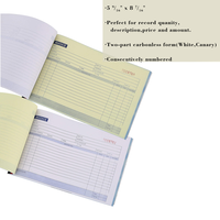 Conception personnalisée Impression Offre Spéciale de gros Portable Facture Reçu Livre d'enregistrement Ensembles duplicata Reçu Formulaires