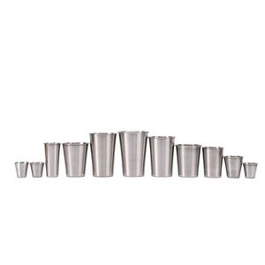 Custom 30-500ml 304 Stainless Steel Durable Classic Shot <b>Glass</b> Bar Liqueur Cocktail Beer Juice Tumbler <b>UNBreak</b> Pint Drinking - Product Image 2