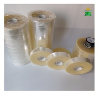 Rouleau de cerclage thermofusible avec logo personnalisé avec film OPP plastique transparent pour machine à cercler automatique