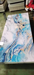 New 3mm UV Marble Acrylic Plastic Ceiling Translucent Decorative 3D PVC Sheet Wall Covering Panel Board