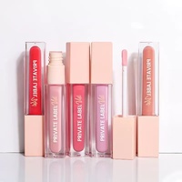 Rouge à Lèvres Liquide Multicolore Longue Tenue Scintillant et Hydratant, Cosmétiques en Marque Blanche