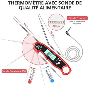 How to Read a Food <b>Thermometer</b>/ Meat Digital <b>Thermometer</b> Food Safe <b>Thermometer</b> - Product Image 5