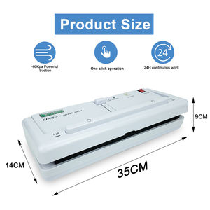 Machine de mise sous vide entièrement électrique OEM, conteneur de cuisine, bocal en verre, scellant sous vide avec bac d'égouttement amovible - Product Image 5