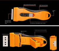 Grattoir pour enlever l'adhésif en acier à haute teneur en carbone SK5