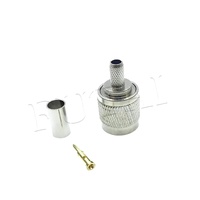Câble coaxial RG58 à prix d'usine, assemblage avec connecteur TNC mâle, câble d'antenne RF à faible perte 50 Ohm