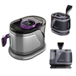 Machine de nettoyage humide à vapeur de tissu 1700W personnalisée conseils de nettoyage de tissu de tapis de pulvérisation filaire avec aspirateur de tache de réservoir d'eau - Product Image 2