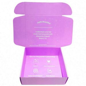 Caja de Regalo de Cartón Corrugado Impresa Personalizada para Ropa, Embalaje de Prendas, con Relieve, Recubrimiento UV, Laminación Mate, Diseño Reciclable - Product Image 6