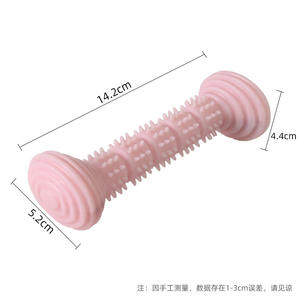 Sebze havuç çiğnemek yıkılmaz Squeaky köpek oyuncak aktif çiğnemek kauçuk interaktif köpek oyuncak - Product Image 5