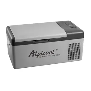 Alpicool C15 Mini Koelkast 12V 24V Dc 100V-240V Ac Draagbare Mini Auto Koelkasten Vriezer Camping Vrachtwagen Vissen Jacht Rv Koelkast