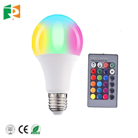 5w 7w 9w 12w led E27/B22 16 couleurs d'ampoules LED RGB atmosphère de télécommande réglable ampoules colorées changeantes festives