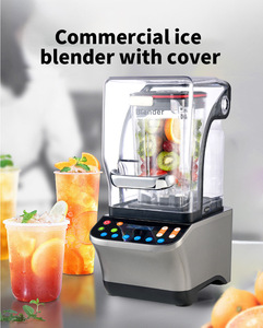 Licuadora Comercial Multifuncional de Alta Potencia para el Hogar, Bajo Nivel de Ruido, para Smoothies y Batidos, con Cubierta Insonorizante - Product Image 2