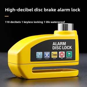 Candado de Disco Antirrobo con Alarma Sonora, Impermeable, para Motocicleta, Bicicleta Eléctrica, Bicicleta de Montaña, Scooter - Product Image 4