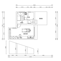 Dessin de travail architectural complet pour la construction et l'approbation de maison