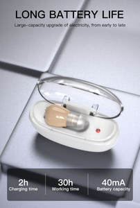 เครื่องช่วยฟัง ITC แบบมองไม่เห็นดิจิทัลของจีน,เครื่องช่วยฟังขนาดเล็กแบบชาร์จไฟได้สำหรับผู้สูงอายุ - Product Image 3