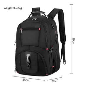 Mochila de viaje de negocios impermeable duradera, mochila Oxford de gran capacidad antirrobo, mochila para ordenador portátil Vintage multifuncional - Product Image 6