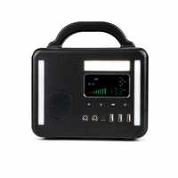 Estación de Energía Portátil de 300W DC con Bluetooth, Resistente al Fuego, para Vendedores Ambulantes