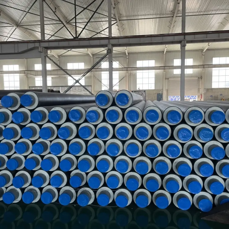 underground small diameter orange hdpe protective polyurethane foam insulation material seamless steel pipe