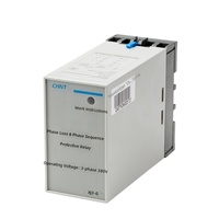 Relais de protection de phase et de séquence de phase Chint XJ3-G/XJ3-D AC380V, multifonctionnel, contre les surtensions et les sous-tensions, pour distribution