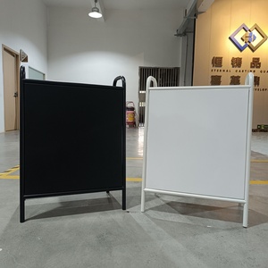 Manufacturer Custom Shop a <b>Frame</b> Stand Sign Advertising Board Outdoor Street Metal A-<b>frame</b> Sidewalk Sign - Product Image 1
